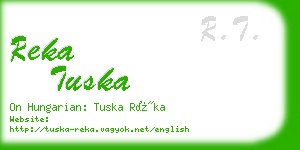 reka tuska business card